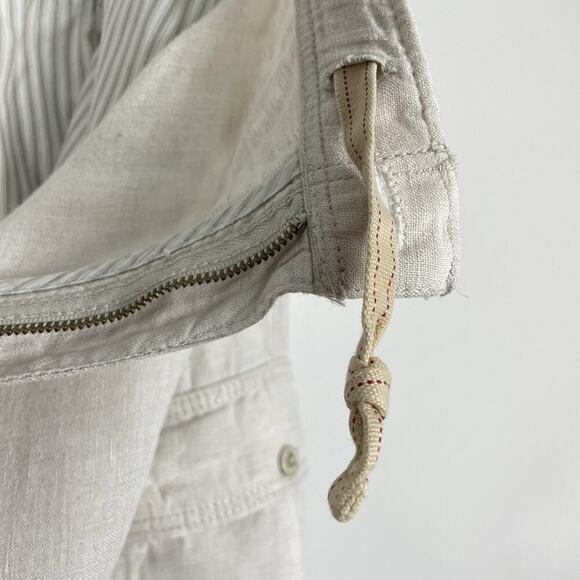 Tommy Bahama 100% Linen Pants Men 2XL (46X33) Beige Cargo Drawstring Relax Beach - Picture 11 of 11